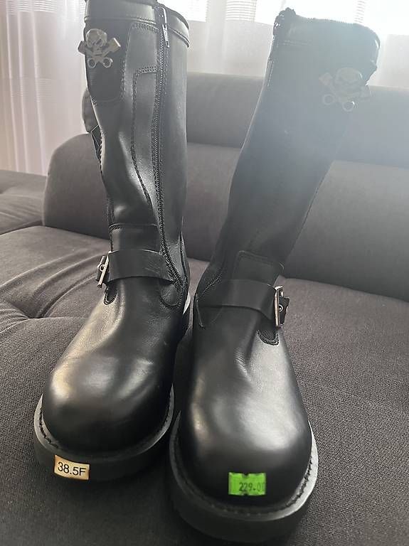Herrenschuhe: Motorradstiefel Leder – Gebraucht aus Wauwil von jov_5xfr 2