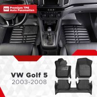 5D Premium Auto Fussmatten für Volkswagen Golf 5 2003-2008