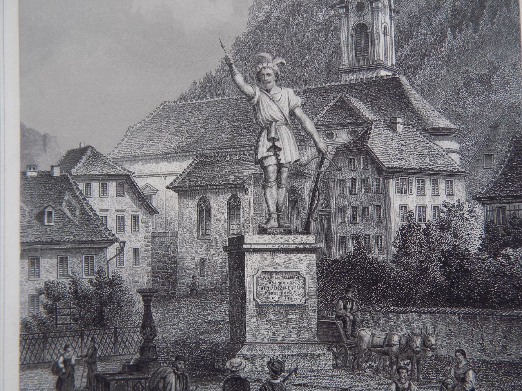 Gravures: Altdorf Telldenkmal – D'occasion à Risch par Rischli15 7