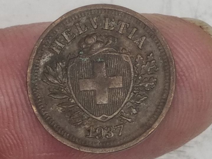 Tutti le monete: 1 rappen 1937 VZ+ – Nuovo (secondo la descrizione) da Bure venduto da chap981