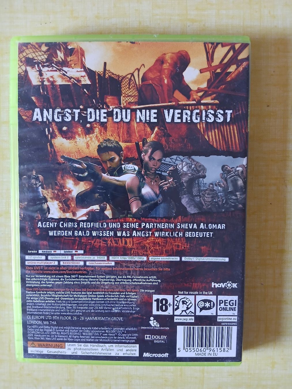Microsoft Giochi: Resident Evil 5  – Usato da bern venduto da Bern27 1