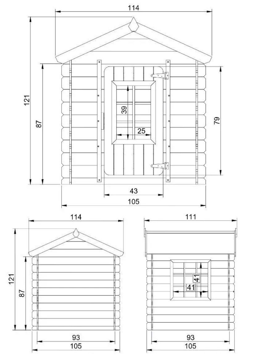 Casette per bambini: Spielhaus Holz Garten – Nuovo (secondo la descrizione) da Wilen b. Wollerau venduto da Yeti17 4