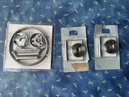 Vorhang-Befestigung DIGNITET (IKEA) mit 2 extra Stützen