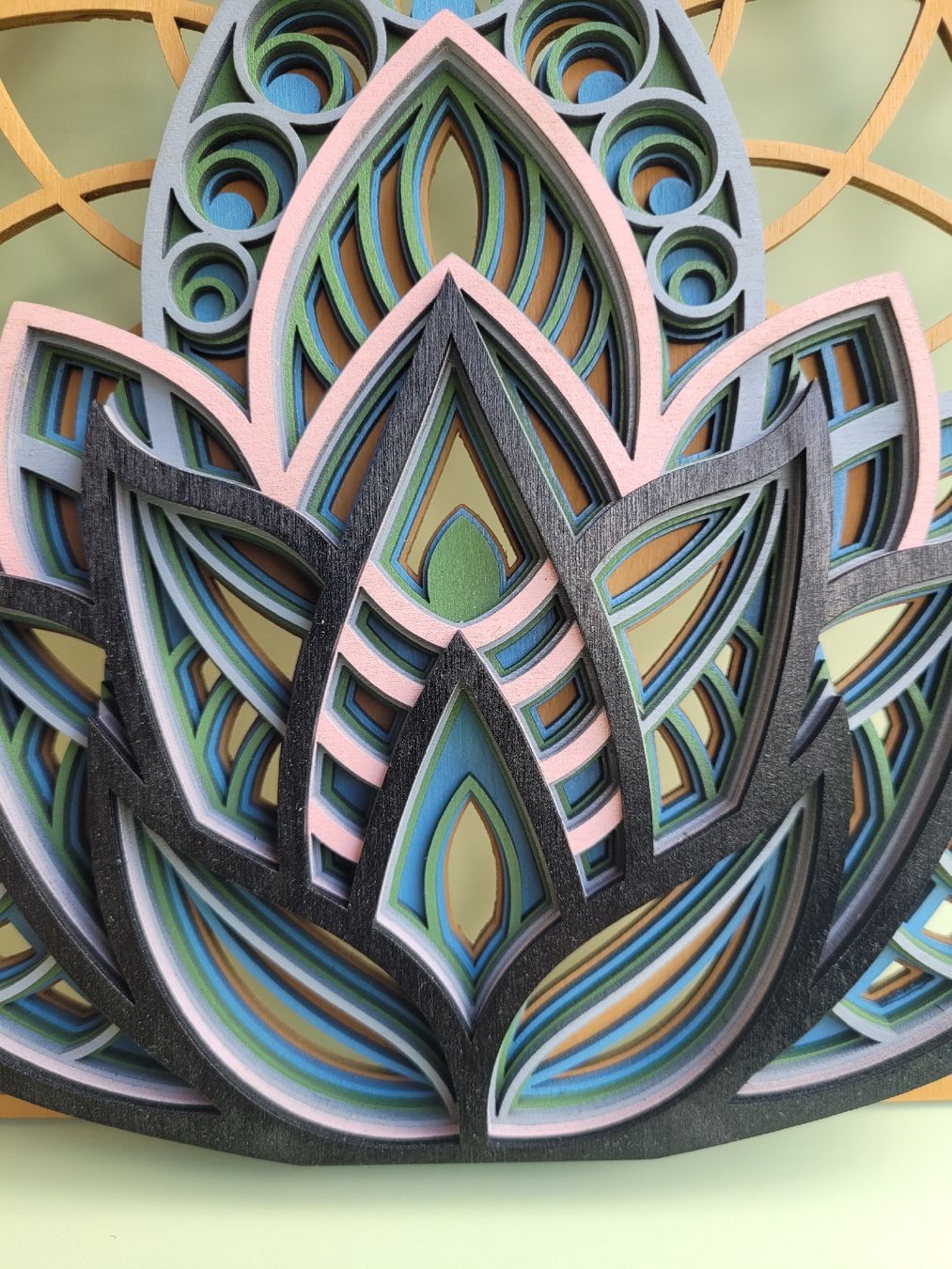 Tutte le decorazioni: Lotus-Wandbild –Laser Cut – Nuovo (secondo la descrizione) da Fischbach-Göslikon venduto da cor_mcy6 1