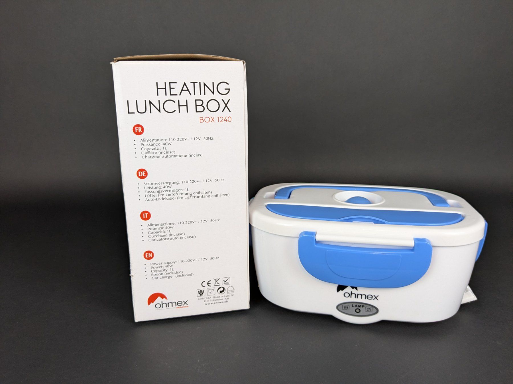 Ohmex Elettrodomestici da cucina: OHMEX  heizbare Lunchbox – Nuovo (secondo la descrizione) da Thun venduto da Restwert_Thun 2