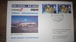 Swissair Zürich - Johannesburg 26.10.1991