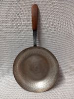 Antike Kupferpfanne Stöckli Nestal Schweiz Holzgriff 24cm