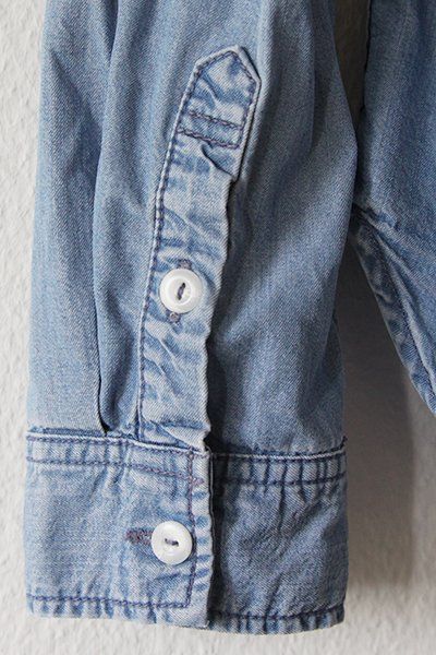 H&M Camicette: LYOCELL | Weiche hellblaue Bluse 34 | «Jeansbluse» Hemd – Usato da Engelburg venduto da Rmueller 3