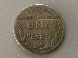 1 Peseta II Republik (Santander, Palencia y Burgos) 1937