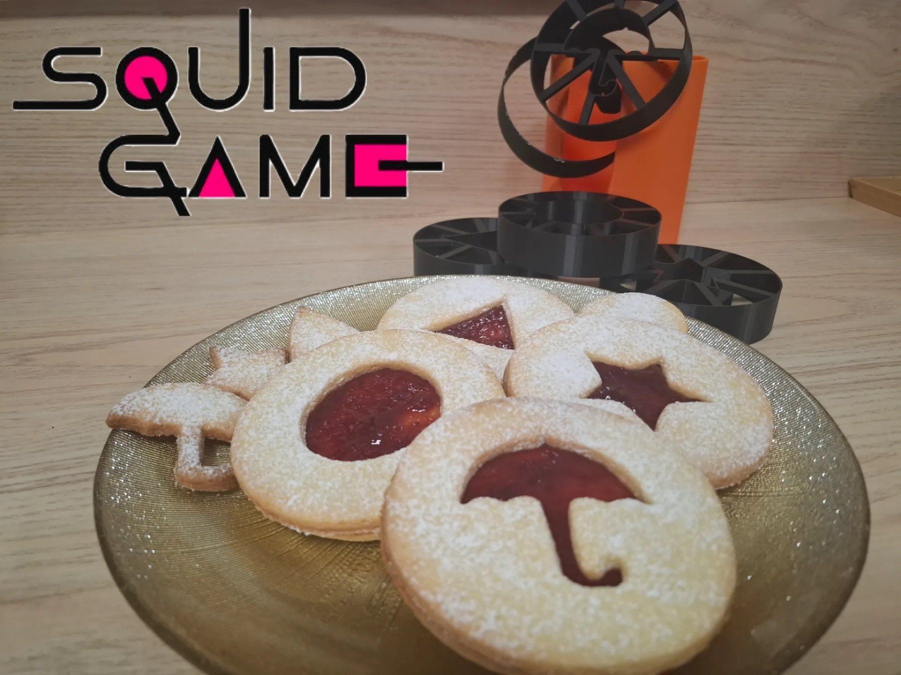 Teglie da forno: Squid Game Ausstecher Set, 5 Formen, Guetzli backen! – Nuovo (secondo la descrizione) da Richterswil venduto da Tamas_K 1