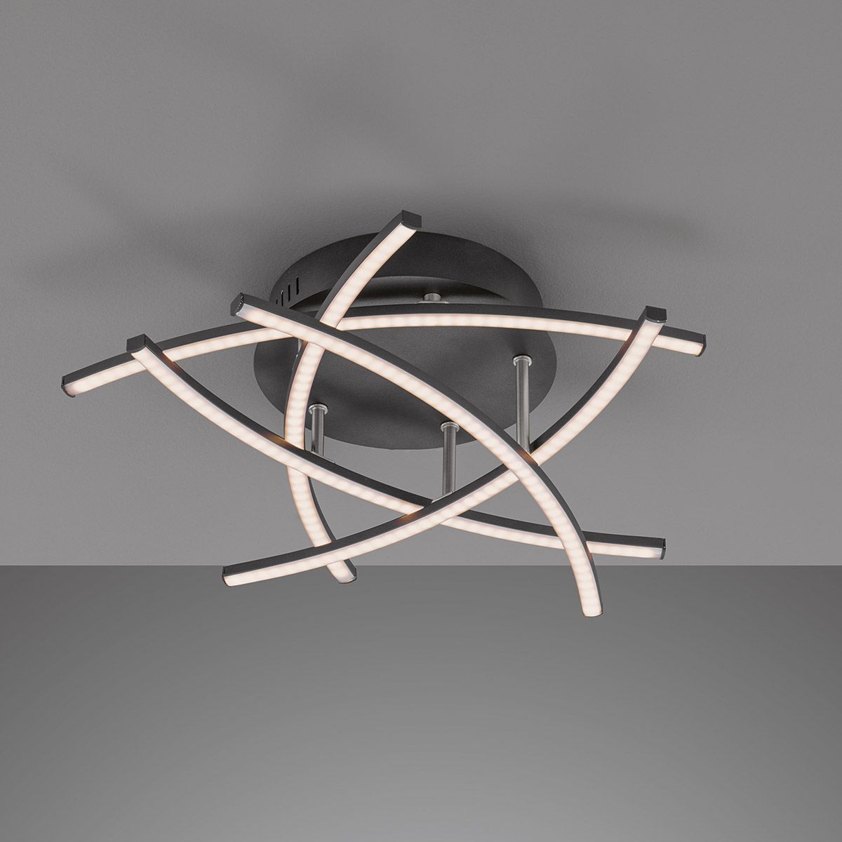 Kronleuchter & Deckenlampen: Deckenleuchte, Schwarz, Dimmer, 50 cm ∅ – Neu (gemäss Beschreibung) aus Kreuzlingen von Smart-Light 2