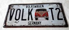 Blechschild von Volkswagen neu