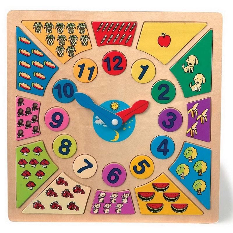 Spielzeuge: Lernuhr Kunterbunt - Uhrzeit lernen – Neu und originalverpackt aus Wettingen von Swala