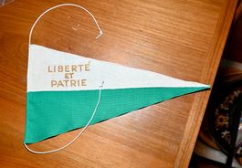 VINTAGE Wimpel Waadt ST. GALLER STICKEREI guter zustand!
