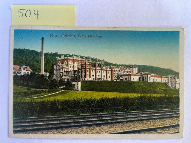 Ansichtskarten: alte Ansichtskarte Rheinfelden, Feldschlösschen, 1913 – Gebraucht aus Niederwil AG von dahu75