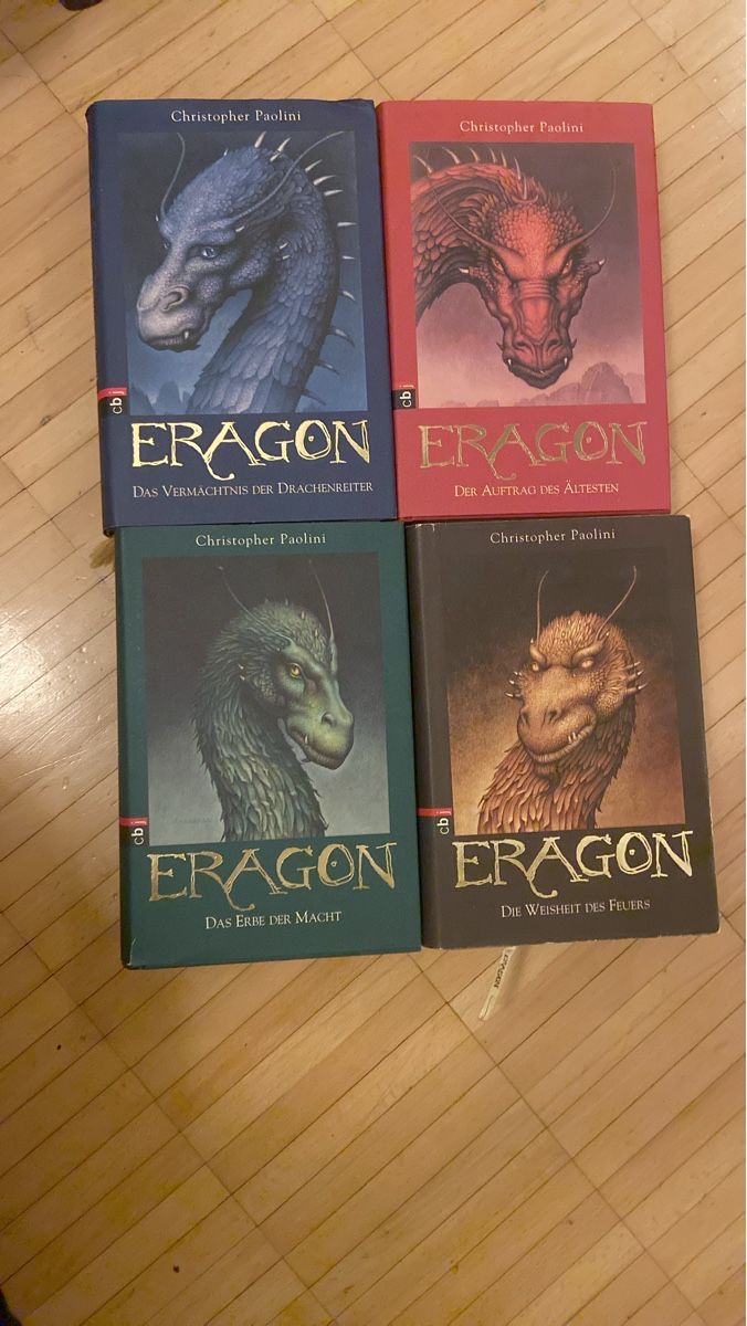 Libri: Eragon Bücher 1 bis 4 - Christopher Paolini - TOP! – Usato da Ettingen venduto da LunariaMarket