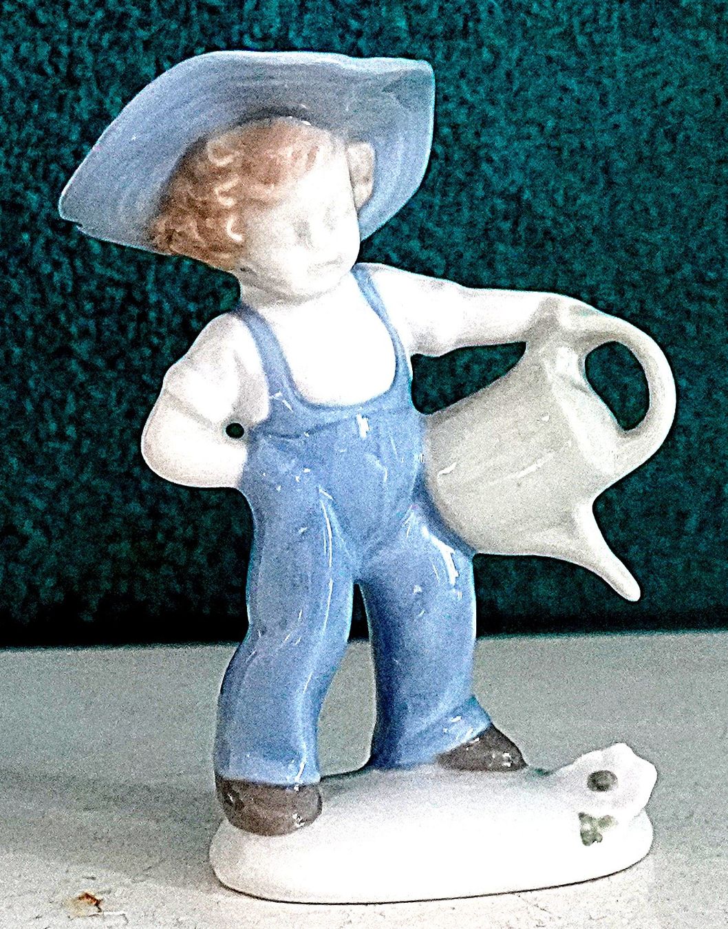 Statuette: Gärtner am Blumen giessen Pozellan – Usato da Baar venduto da 2cvbaar
