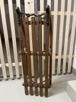 Vintage Wooden Sledge Davos