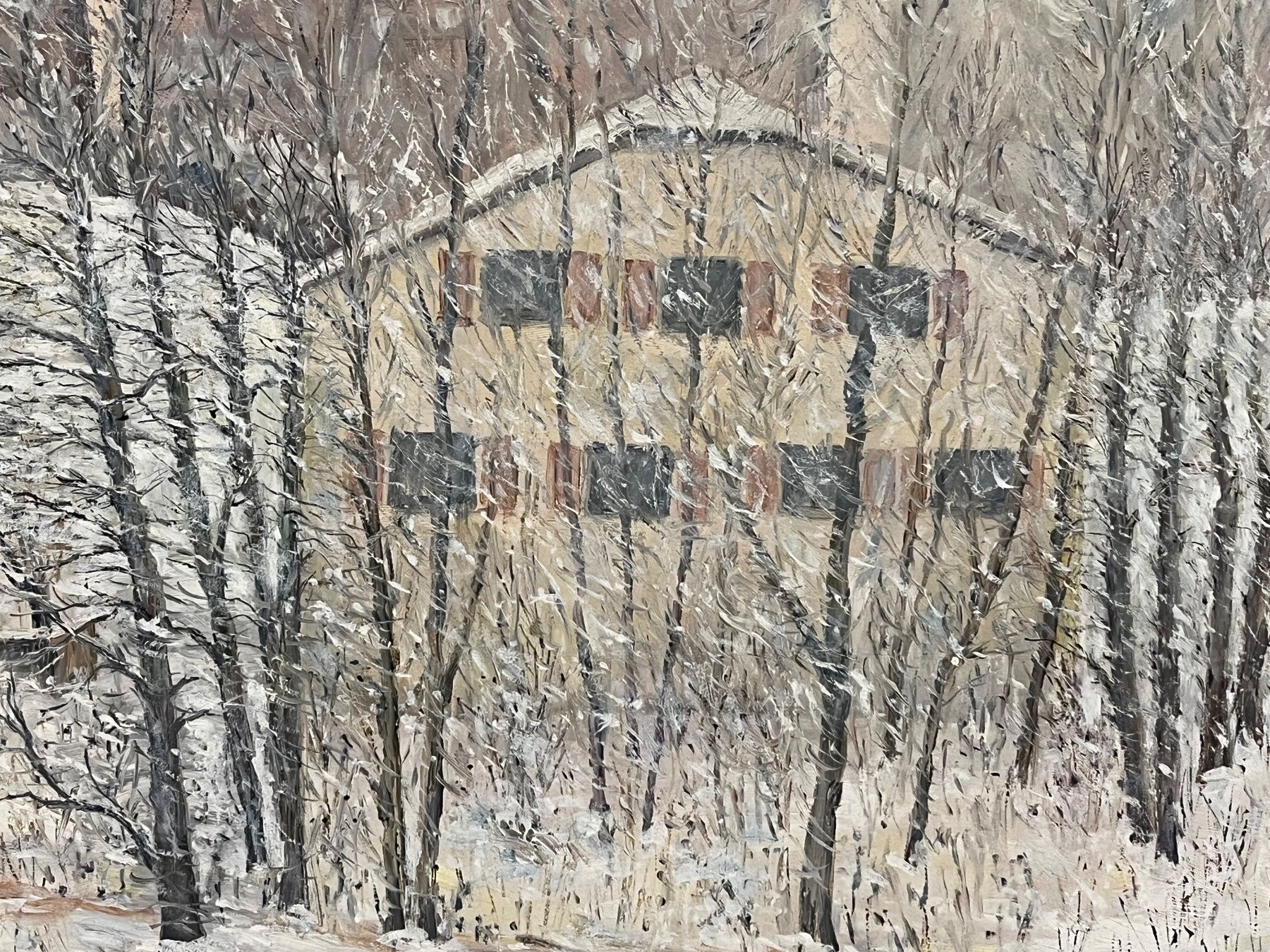 Dipinti: Eine traumhafte Winterlandschaft ÖlGemälde – Usato da Basel venduto da PAUL_ART 6