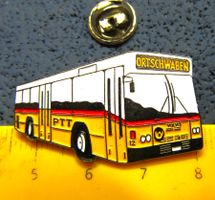 ORTSCHWABEN BE SCHWEIZ POSTAUTO VOLVO PIN GEPRÄGT