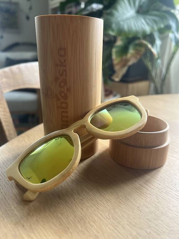 Occhiali & Lenti: NEU Sonnenbrille Bambusgestell  – Usato da Zürich venduto da Jullaa