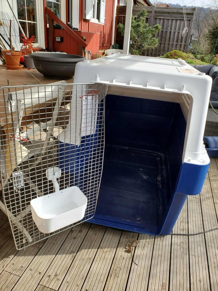 Cucce & Letti: XXL Hunde Transportbox - PP90 extended – Usato da Basel venduto da Froeschli 1