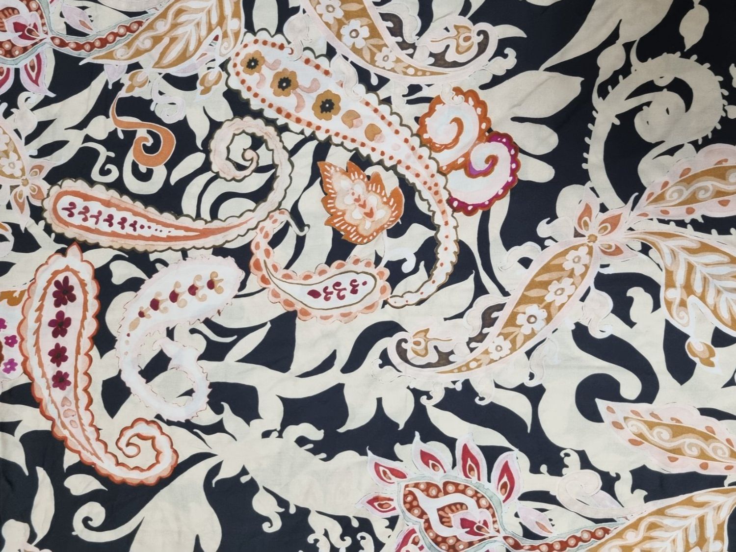 Tessuti: Stoff  Viscose mit Paisley Muster 150 x 180 cm – Nuovo e nell'imballaggio originale da geroldswil venduto da Gumball1 2