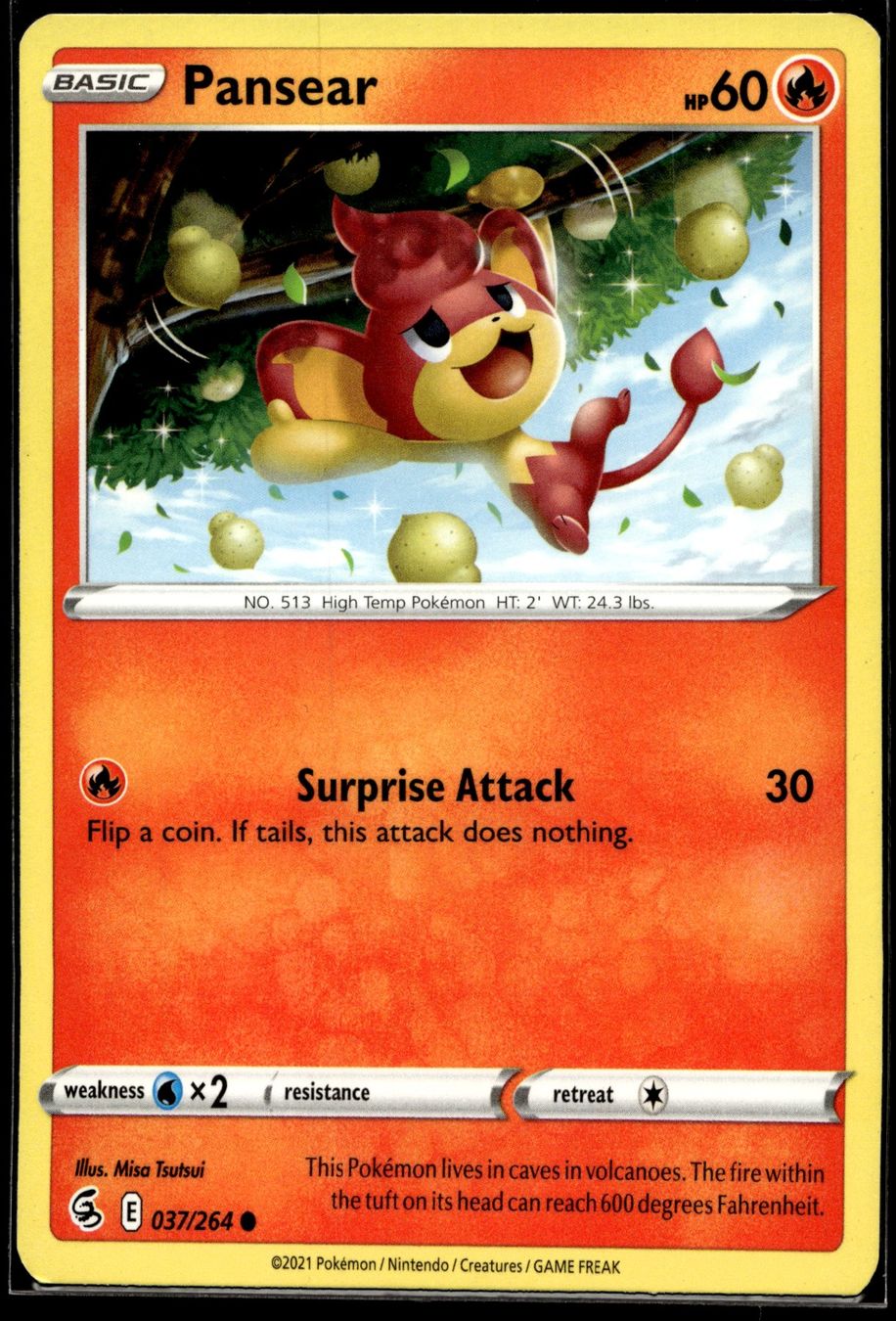 Pokémon Carte collezionabili: Pansear (FST EN 037/264) – Usato da Affoltern am Albis venduto da Chiesa_5