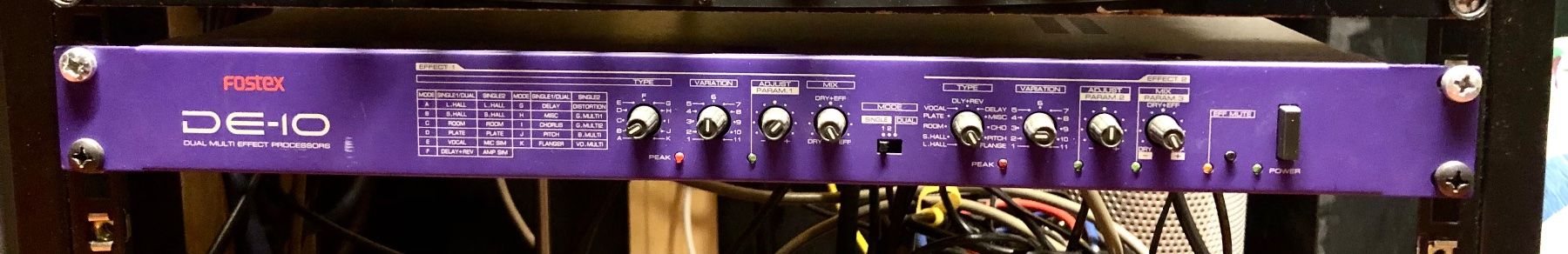 Musikinstrumente: FOSTEX DE-10 Dual Multi Effect Processor – Gebraucht aus zug von tri_sy2l