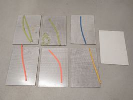 A4 Unterlagen / Platten magnetisch mit Mageneten hinten