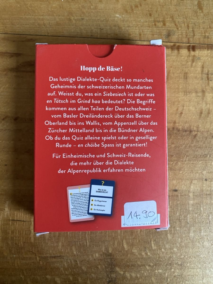Giochi: Grüezi! Schweizer Dialekte-Quiz – Usato da Zürich venduto da honey-k 1