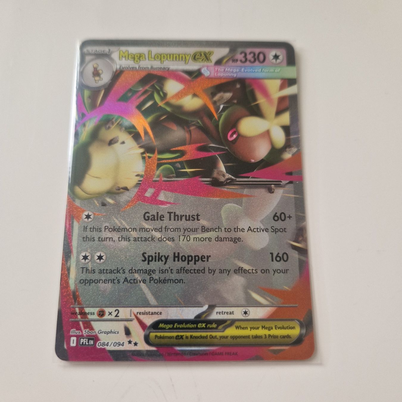 Pokémon Carte collezionabili: Mega Lopunny ex phantasmal flames 084/094 – Usato da Brugg AG venduto da Sasch09