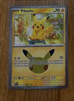 Pokemon Sammelkarte Pikachu 025/128 30 Jahre Jubilaum