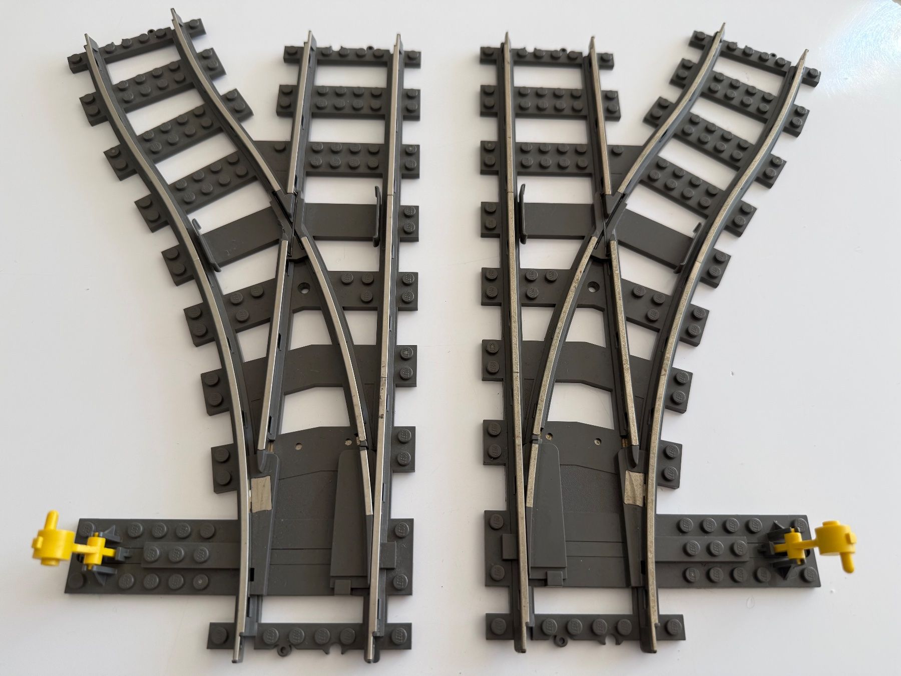 Lego Jeux de construction: LEGO 9V Eisenbahn Train - 4531 2 Weichen – D'occasion à Burgdorf par Pistar