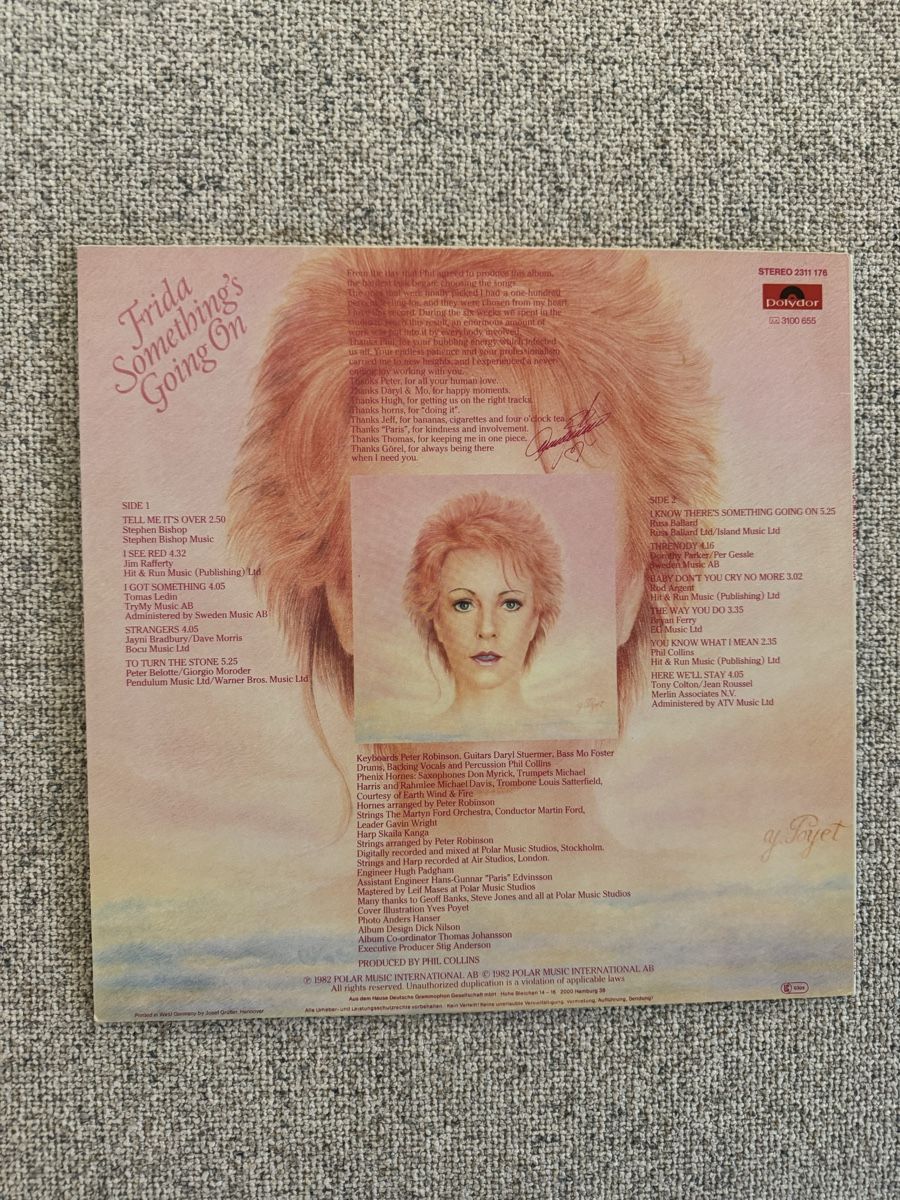 Dischi in vinile: Frida - Something's Going On - LP - (ex ABBA) - 80s – Usato da Rorbas venduto da BlackstarRecords 1