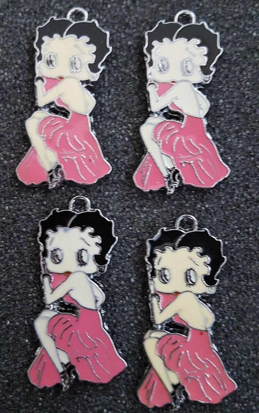 Anhänger: Betty Boop: 1 pendentif émaillé – Neu und originalverpackt aus Lutry von kylab7
