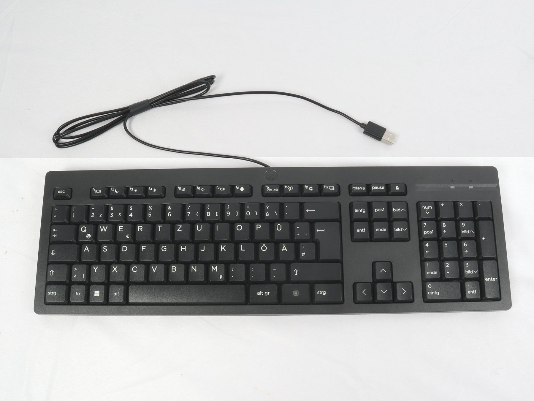 Hewlett Packard Tastaturen: HP 125 Wired Keyboard – Neu (gemäss Beschreibung) aus Steinen von Restwert_Steinen 4