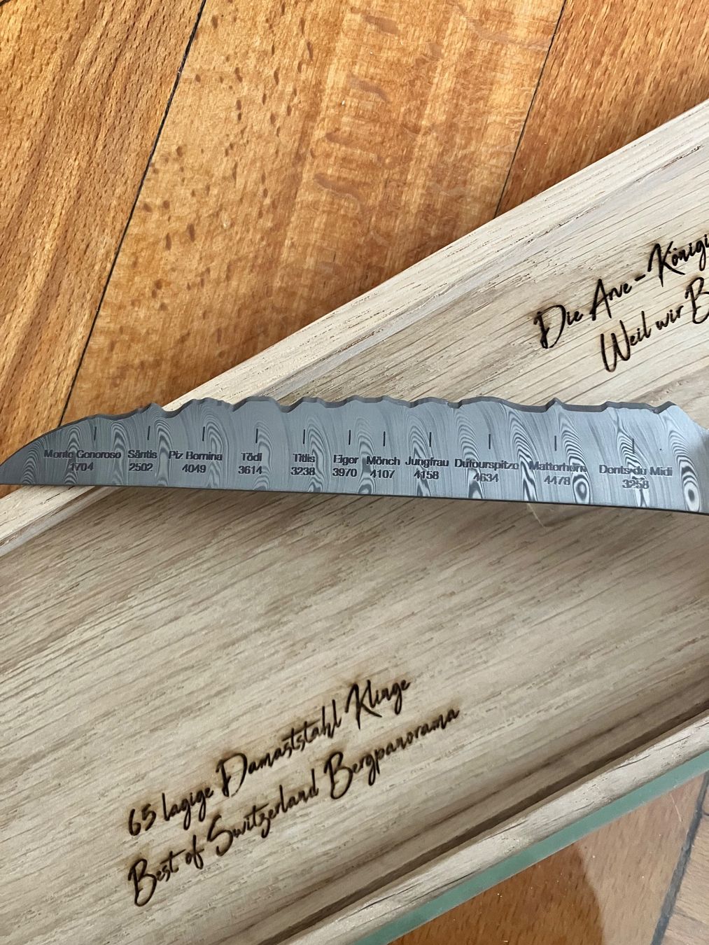 Panorama Knife Coltelli da cucina: Messer, Bergpanoramaschliff – Nuovo e nell'imballaggio originale da Bern venduto da respublica 1