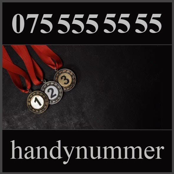 Handynummer, Telefonnummer, VIP Nummer, Natelnummer Kaufen auf Ricardo