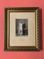 Antike Rahmen mit Foto von Emil Goetz Luzern,guter Zustan