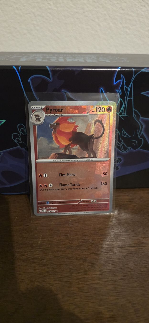 Pokémon Carte collezionabili: Pokemon Prismatic Evolutions Pyroar PRE 016/131 – Nuovo (secondo la descrizione) da Zürich venduto da Nubii