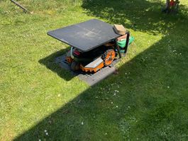 Works Rasenroboter ohne Begrenzungskabel mit 2Akkus