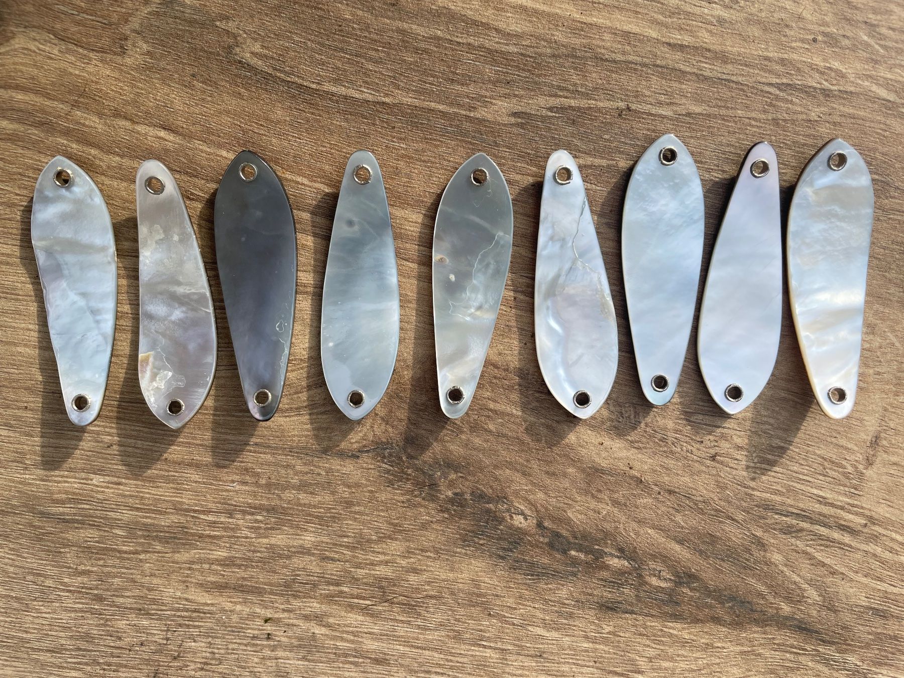 Köder: Perlmuttspange Black Pearl Drops, ca. 55 mm – Neu (gemäss Beschreibung) aus Arbon von Helmuth 4