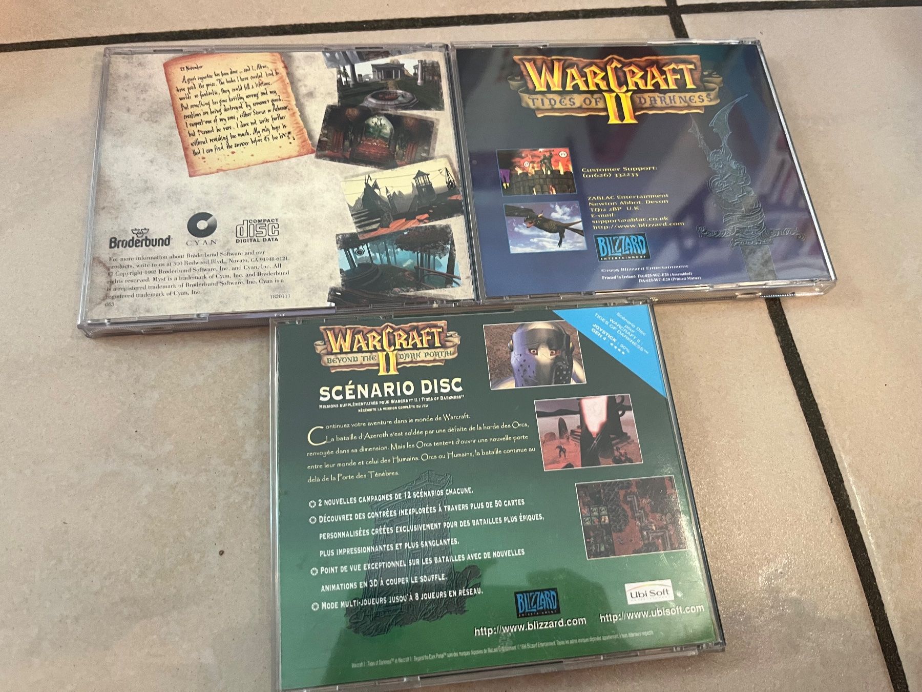 Giochi: Vintage CD rom Myst War craft – Usato da Porrentruy venduto da Madamebovary 1