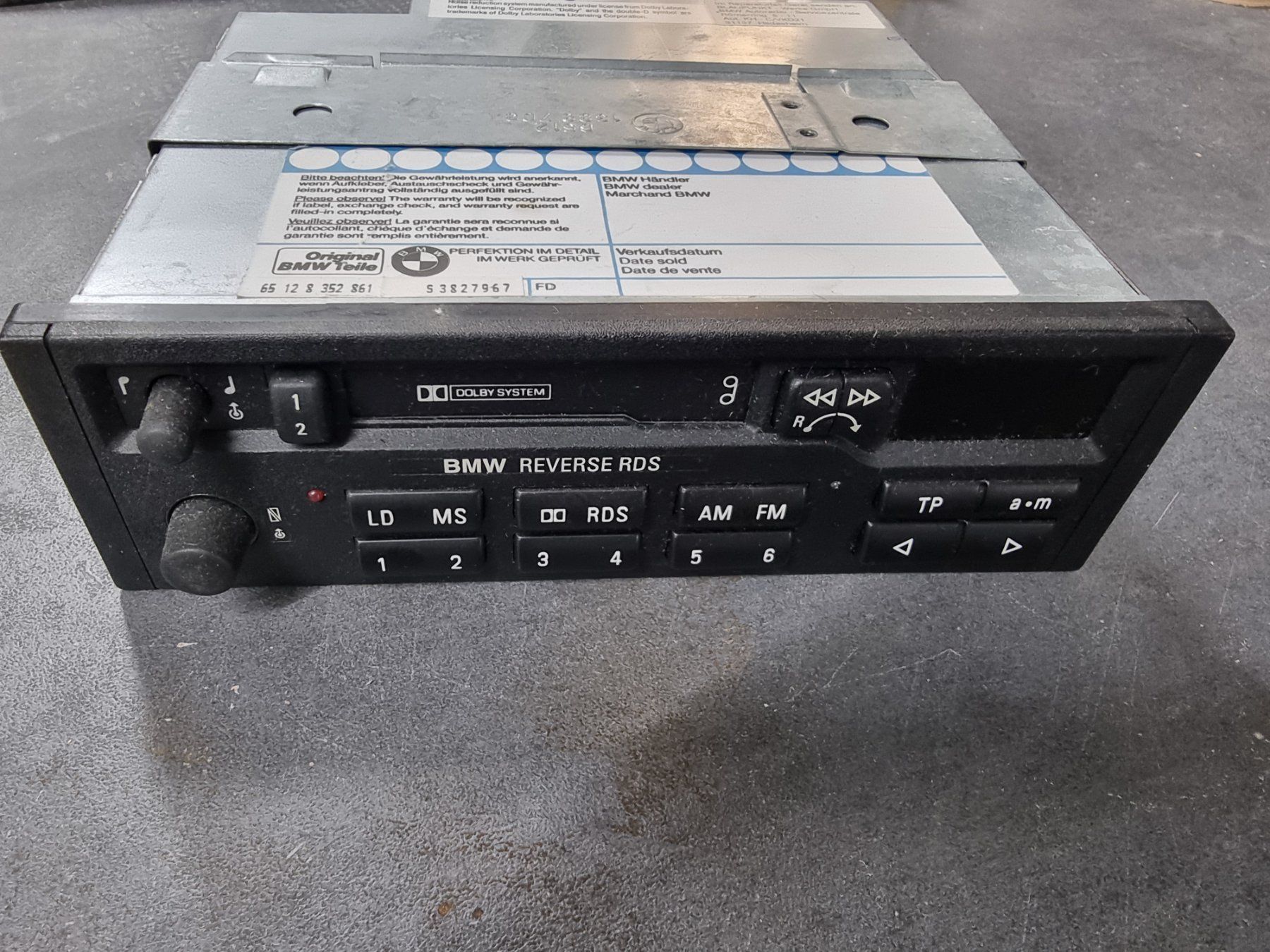 BMW Radio: Original BMW E34 Radio – Usato da Zihlschlacht venduto da Fan2002 6