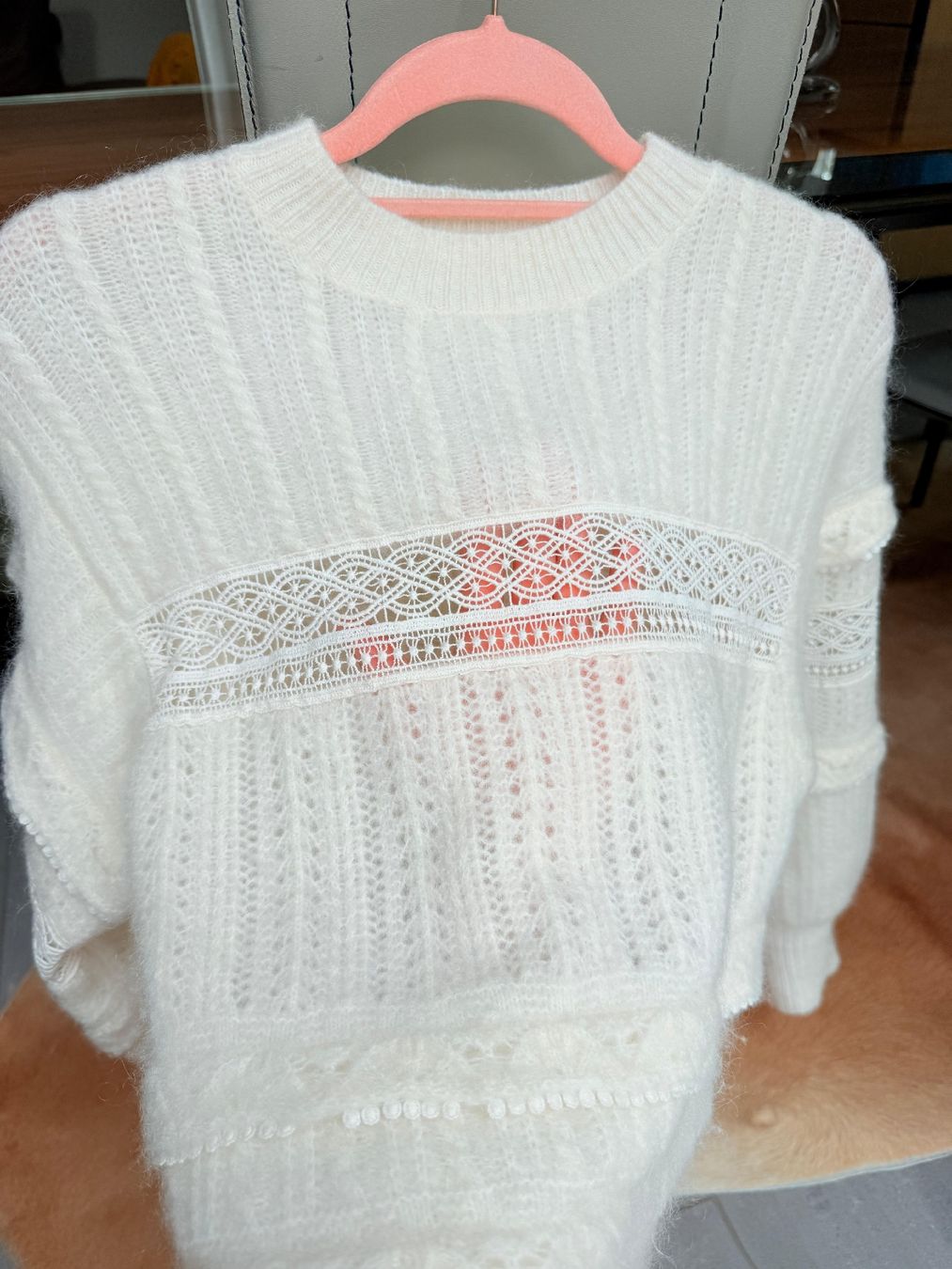 Sezane Camicette: Sézane Pullover Bluse Wolle Gr. S-M 36-38 – Nuovo (secondo la descrizione) da Winterthur venduto da tim_cl8x 6