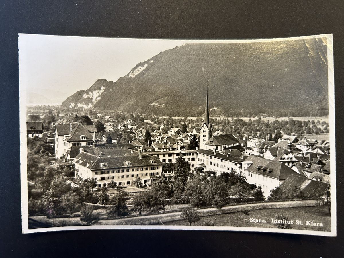 Ansichtskarten: Stans Institut St. Klara – Gebraucht aus Fanas von Alessio11