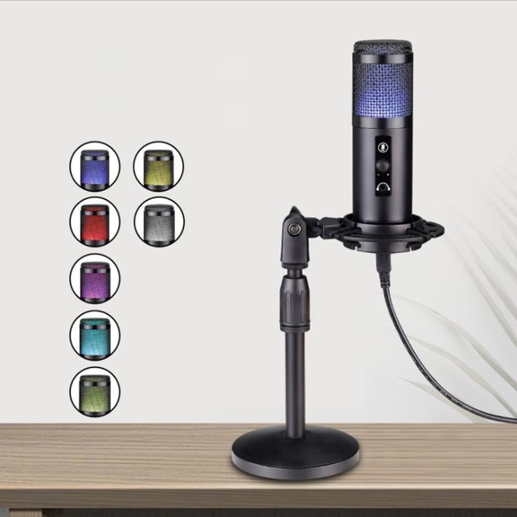 Микрофон с rgb подсветкой. Конденсаторный РГБ микрофон. Микрофон RGB.
