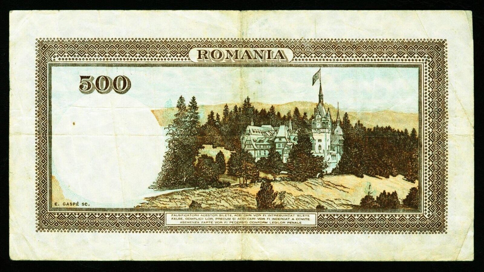 Banknoten: Rumänien 500 Lei 02.04.1941 P-51 SS+ – Gebraucht aus Steffisburg von ber_8htf 1