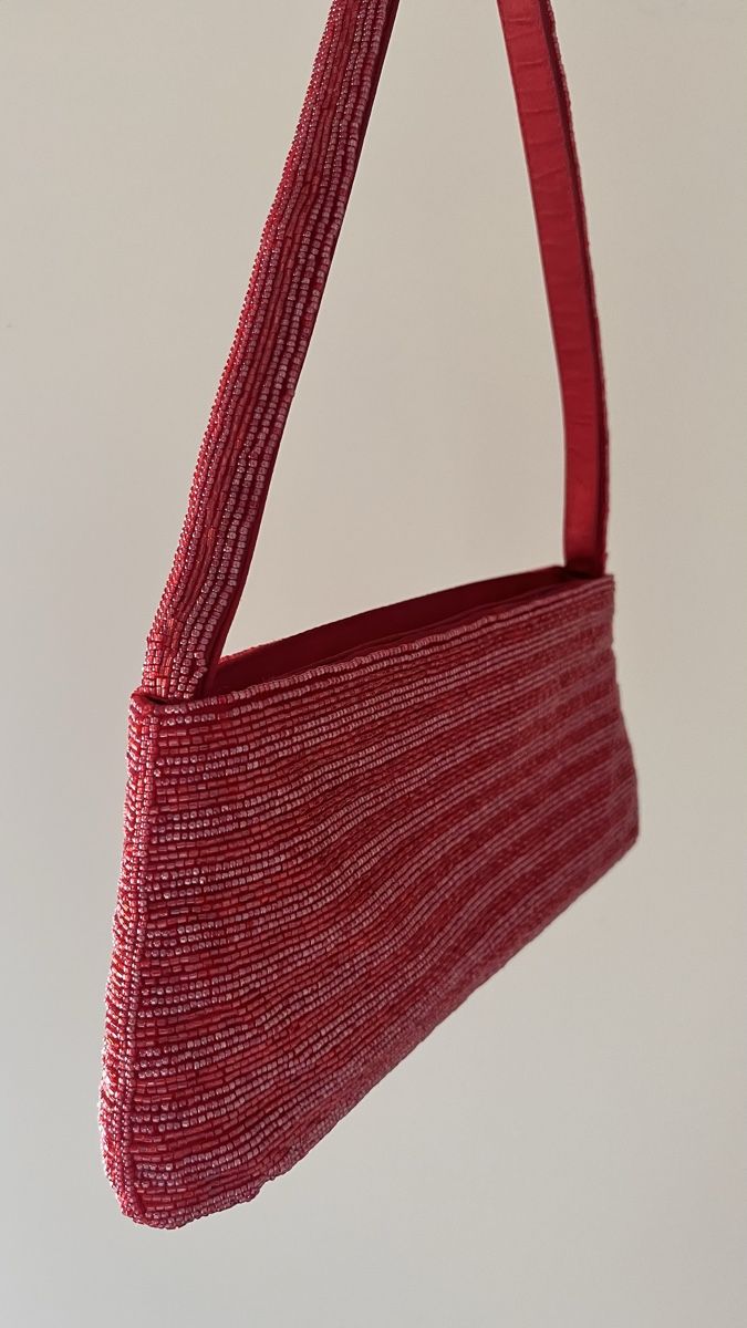 Sacs femmes: Borsa Scheilan rossa per donna con perline. – D'occasion à Lugano par yul_fhg2 3